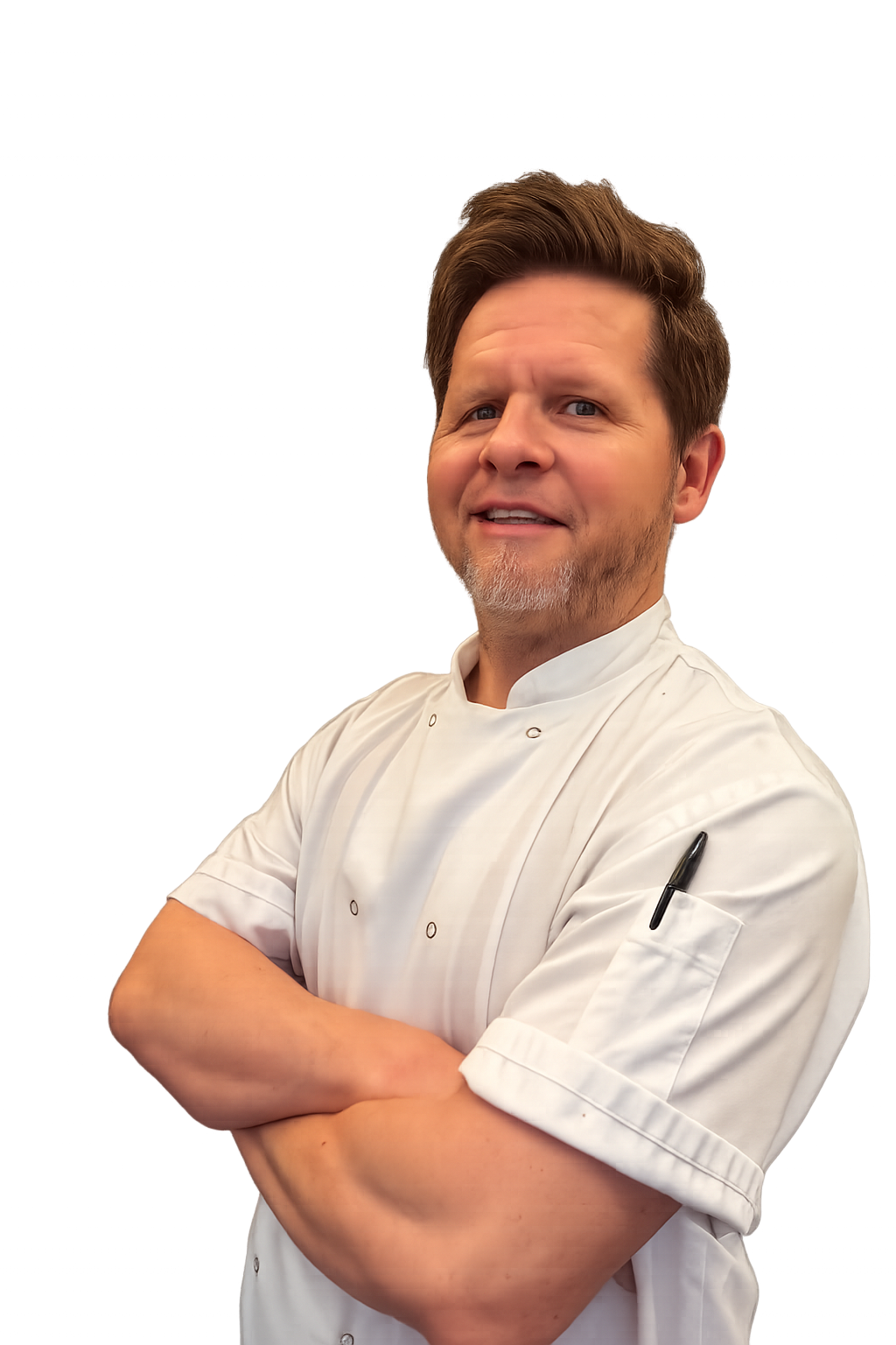 Portrait of private chef Mateusz Halarewicz